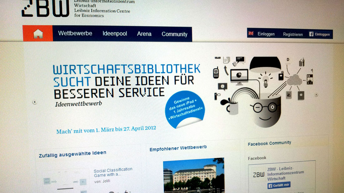 ZBW startet Ideenwettbewerb: Ideen für noch besseren Service gesucht